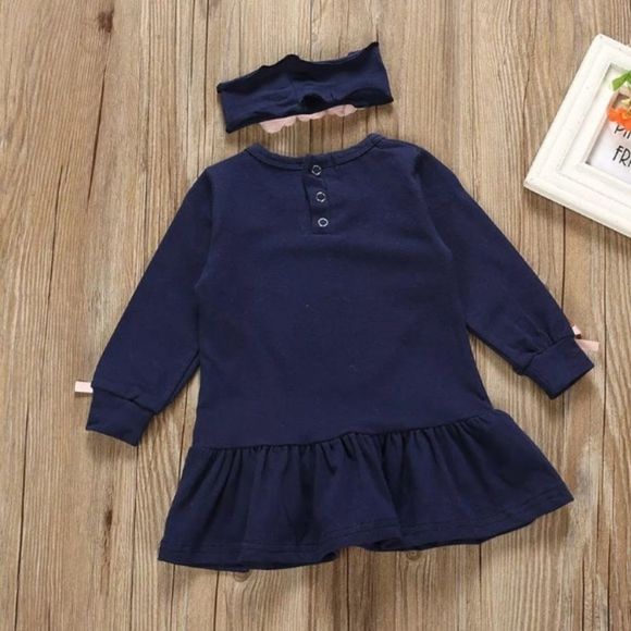 Rosebud Heart Dress Tunic 12m, 18m, 24m - Picture 4 of 9